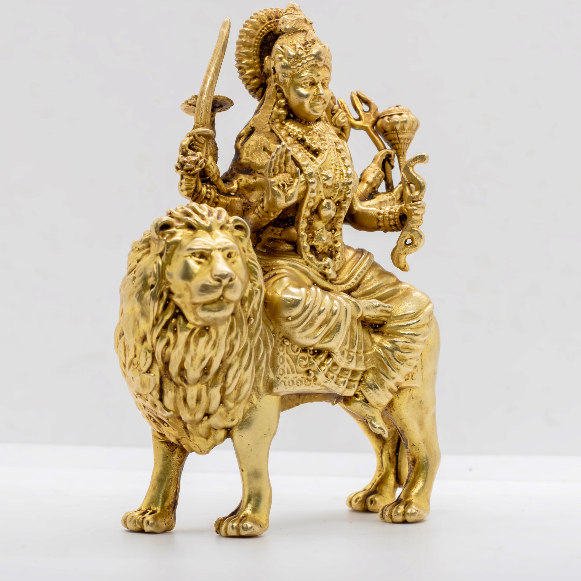 Maa Durga Murti – Brass Idol - 4"