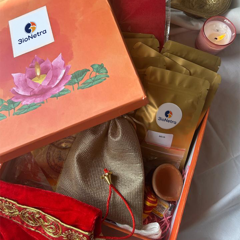Diwali Puja Box “ Siddh Lakshmi Yantra Set for Wealth, Prosperity & Divine Blessings with Box Contains 27 Sacred Items