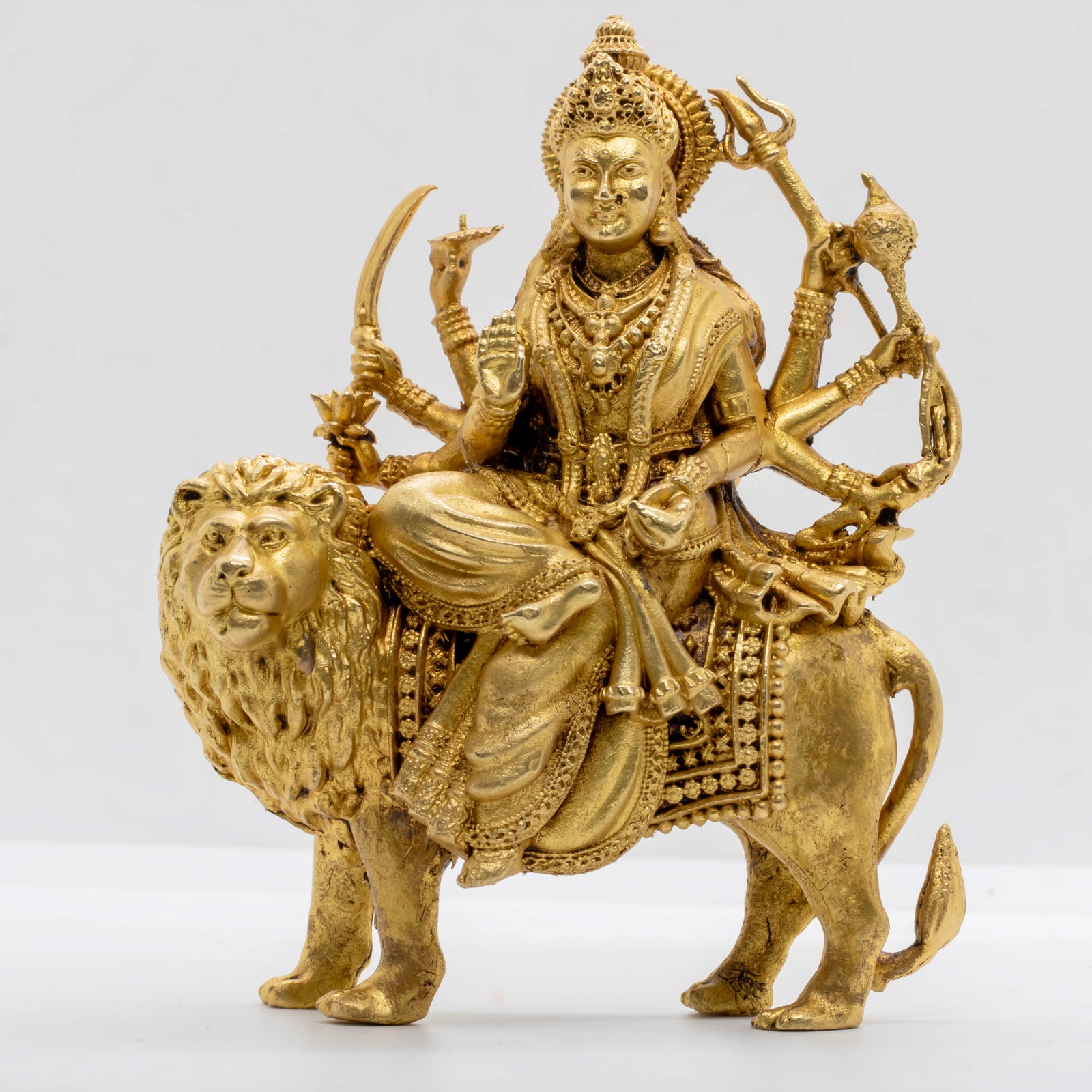 Maa Durga Murti – Brass Idol - 4"