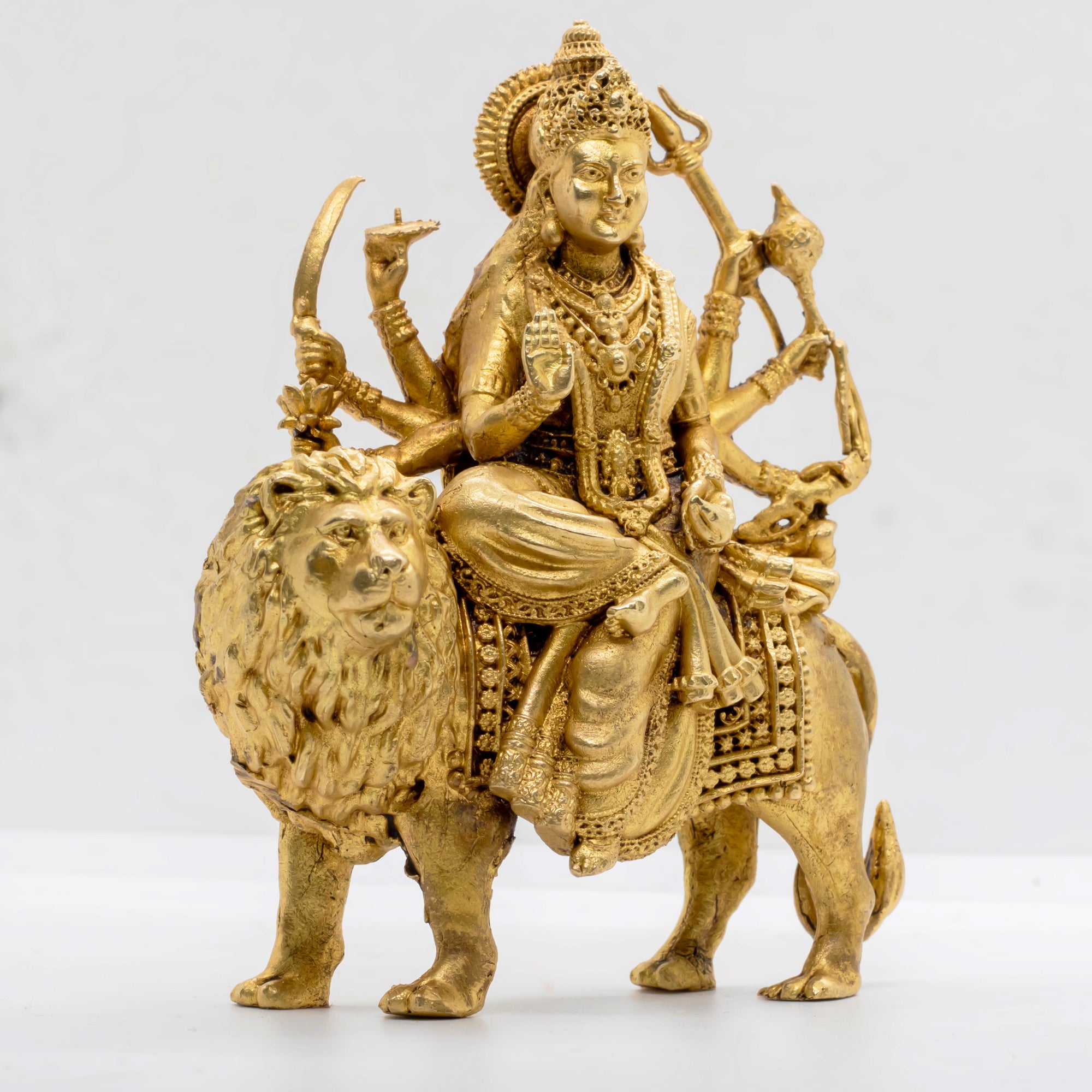 Maa Durga Murti – Brass Idol - 4"
