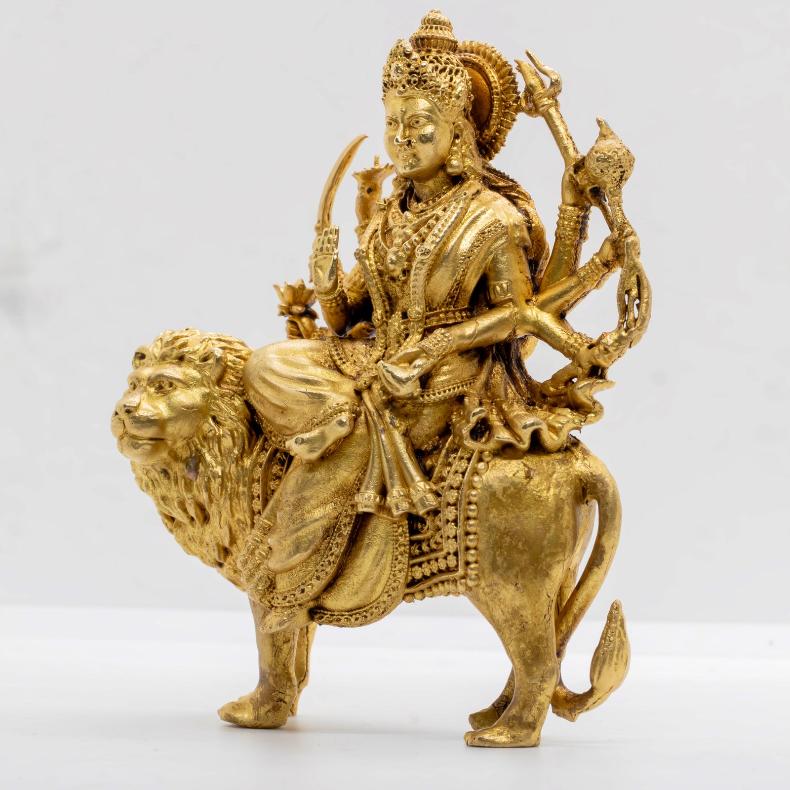 Maa Durga Murti – Brass Idol - 4"
