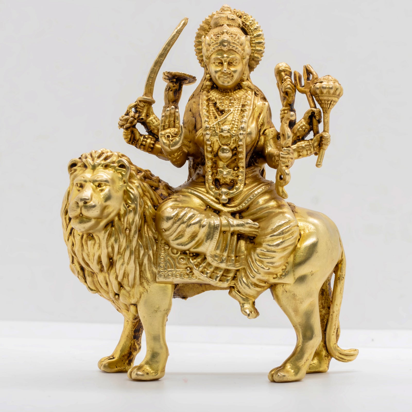 Maa Durga Murti – Brass Idol - 4"