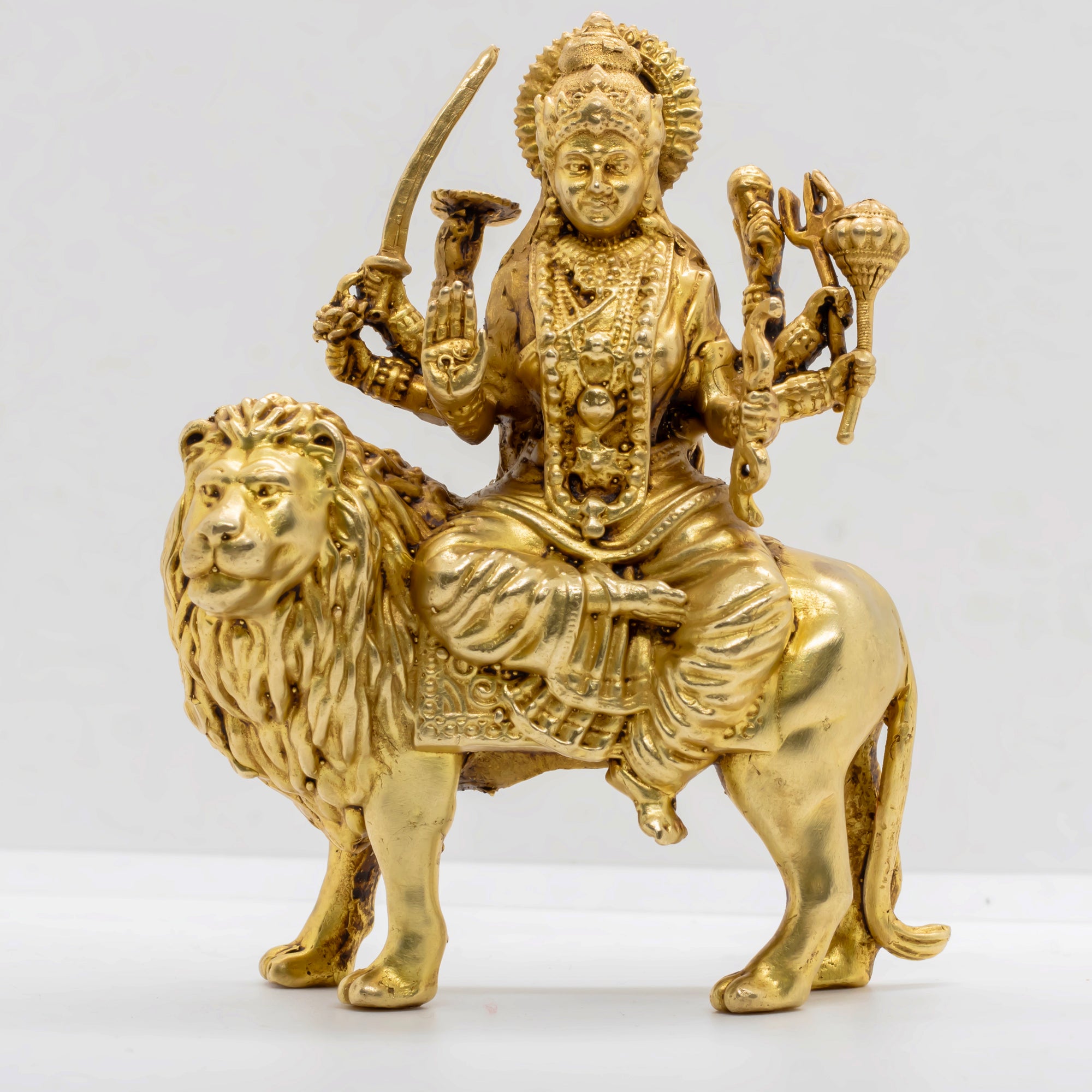 Maa Durga Murti – Brass Idol - 4"