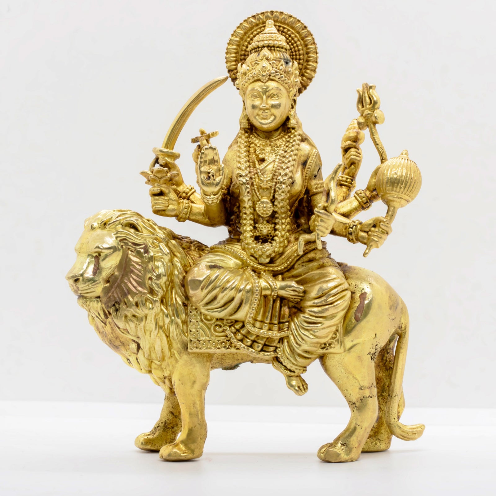 Maa Durga Murti – Brass Idol - 5"